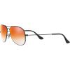 imageRayBan RB3362 Cockpit Aviator SunglassesShiny BlackOrange Gradient Mirror