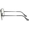 imageRayBan Rb3689 Aviator Metal Ii Blue Light Filtering GlassesBlackClear Blue Light Filtering