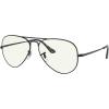 imageRayBan Rb3689 Aviator Metal Ii Blue Light Filtering GlassesBlackClear Blue Light Filtering
