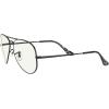 imageRayBan Rb3689 Aviator Metal Ii Blue Light Filtering GlassesBlackClear Blue Light Filtering