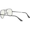 imageRayBan Rb3689 Aviator Metal Ii Blue Light Filtering GlassesBlackClear Blue Light Filtering