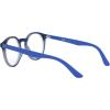 imageRayBan Kids Ry1594 Round Prescription Eyewear FramesTransparent BlueDemo Lens