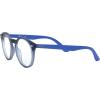 imageRayBan Kids Ry1594 Round Prescription Eyewear FramesTransparent BlueDemo Lens