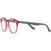 imageRayBan Kids Ry1594 Round Prescription Eyewear FramesTransparent RedDemo Lens