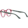 imageRayBan Kids Ry1594 Round Prescription Eyewear FramesTransparent RedDemo Lens