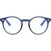 Transparent Blue/Demo Lens