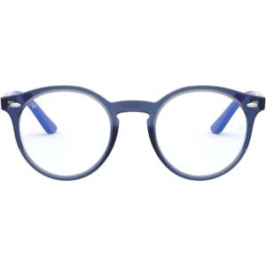 imageRayBan Kids Ry1594 Round Prescription Eyewear FramesTransparent BlueDemo Lens