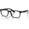 imageRayBan Womens Rx7232m Scuderia Ferrari Collection Rectangular Prescription Eyewear FramesBlackDemo Lens