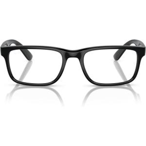 imageRayBan Womens Rx7232m Scuderia Ferrari Collection Rectangular Prescription Eyewear FramesBlackDemo Lens