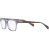 imageRayBan Girls Ry1591 Square Prescription Eyeglass FramesTransparent BlueDemo Lens