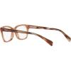 imageRayBan Girls Ry1591 Square Prescription Eyeglass FramesTransparent BrownDemo Lens