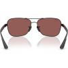 imageRayBan RB8336M Scuderia Ferrari Collection Square Sunglasses BlackPurple Mirrored Silver Polarized 58 mm