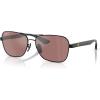 imageRayBan RB8336M Scuderia Ferrari Collection Square Sunglasses BlackPurple Mirrored Silver Polarized 58 mm