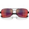imageRayBan RB8336M Scuderia Ferrari Collection Square Sunglasses Matte BlackDark Grey Mirrored BlueRed 58 mm