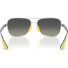 imageRayBan RB8336M Scuderia Ferrari Collection Square Sunglasses SilverGrey Gradient 58 mm