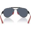 imageRayBan Rb3762m Scuderia Ferrari Collection Round SunglassesBlackDark Grey