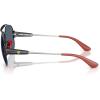 imageRayBan Rb3762m Scuderia Ferrari Collection Round SunglassesBlackDark Grey
