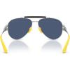 imageRayBan Rb3762m Scuderia Ferrari Collection Round SunglassesSilverDark Blue