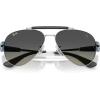 imageRayBan Rb3762m Scuderia Ferrari Collection Round SunglassesSilverGrey Gradient