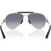 imageRayBan Rb3762m Scuderia Ferrari Collection Round SunglassesSilverGrey Gradient Blue