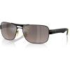imageRayBan Rb3763m Square SunglassesBlackGrey Mirrored Grey Gradient Polarized