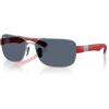 imageRayBan Rb3763m Square SunglassesGunmetalDark Grey