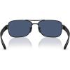 imageRayBan Rb3763m Square SunglassesMatte BlackDark Blue