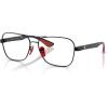imageRayBan Rx8436m Scuderia Ferrari Collection Square Prescription Eyewear FramesMatte BlackDemo Lens
