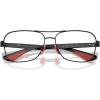 imageRayBan Rx8436m Scuderia Ferrari Collection Square Prescription Eyewear FramesMatte BlackDemo Lens