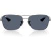 imageRayBan RB8336M Scuderia Ferrari Collection Square Sunglasses GunmetalDark Grey 58 mm