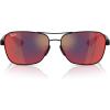 imageRayBan RB8336M Scuderia Ferrari Collection Square Sunglasses Matte BlackDark Grey Mirrored BlueRed 58 mm