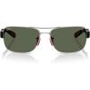Silver/Dark Green