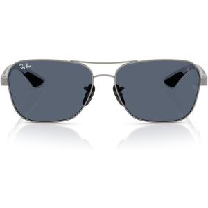 imageRayBan RB8336M Scuderia Ferrari Collection Square Sunglasses GunmetalDark Grey 58 mm