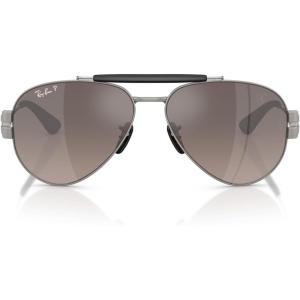 imageRayBan Rb3762m Scuderia Ferrari Collection Round SunglassesGunmetalGrey Gradient Polarized
