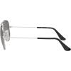 imageRayBan Kids RJ9506S Metal Aviator SunglassesBlack on SilverLight Grey Gradient Dark Grey