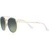 imageRayBan RB3647N Double Bridge Round SunglassesLegend GoldGreen Vintage