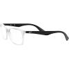 imageRayBan Rx7047 Rectangular Prescription Eyeglass FramesTransparent on BlackDemo Lens