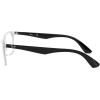 imageRayBan Rx7047 Rectangular Prescription Eyeglass FramesTransparent on BlackDemo Lens