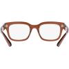 imageRayBan Rx7217 Chad Rectangular Prescription Eyewear FramesTransparent BrownDemo Lens
