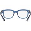 imageRayBan Rx7217 Chad Rectangular Prescription Eyewear FramesTransparent Dark BlueDemo Lens
