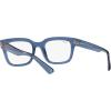 imageRayBan Rx7217 Chad Rectangular Prescription Eyewear FramesTransparent Dark BlueDemo Lens