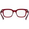 imageRayBan Rx7217 Chad Rectangular Prescription Eyewear FramesTransparent RedDemo Lens