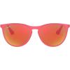 imageRayBan Kids RJ9060S Erika Round SunglassesTransparent VioletGrey Gradient