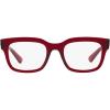 imageRayBan Rx7217 Chad Rectangular Prescription Eyewear FramesTransparent RedDemo Lens