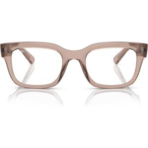 imageRayBan Rx7217 Chad Rectangular Prescription Eyewear FramesTransparent Light BrownDemo Lens