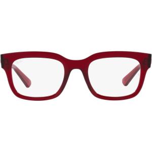 imageRayBan Rx7217 Chad Rectangular Prescription Eyewear FramesTransparent RedDemo Lens