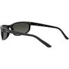 imageRayBan Mens RB2027 Predator 2 Rectangular SunglassesBlackPolarized Dark Grey
