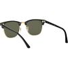 imageRayBan RB3016 Clubmaster Square SunglassesBlackG15 Green