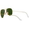 imageRayBan RB3025 Classic Polarized Aviator SunglassesMatte GoldPolarized Blue Mirror