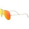 imageRayBan RB3025 Classic Polarized Aviator SunglassesMatte GoldPolarized Brown Mirror Red